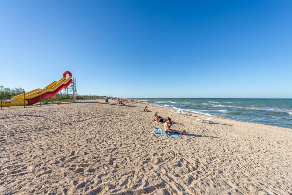 Пляж в Стрелковом